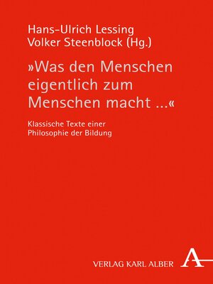 cover image of "Was den Menschen eigentlich zum Menschen macht ..."